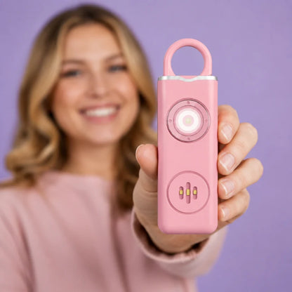 TEBREN™ Personal Safety Alarm — One-Pull 130 dB Keyring Siren & Strobe