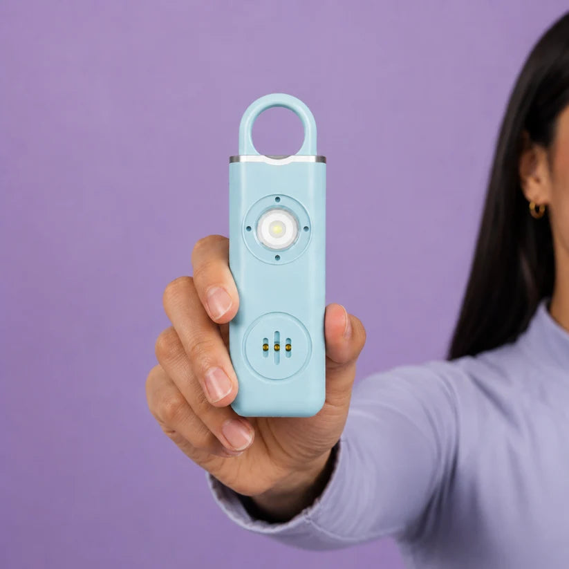 TEBREN™ Personal Safety Alarm — One-Pull 130 dB Keyring Siren & Strobe