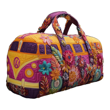 The Camper Van Weekender — Soft-Quilted Travel Bag