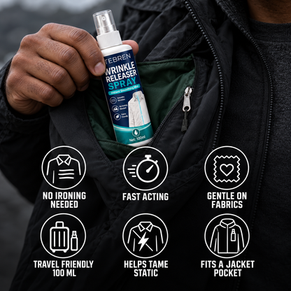 TEBREN Rewear Spray — Crease-Release & Refresh Mist (50 ml)