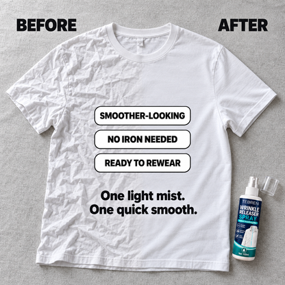 TEBREN Rewear Spray — Crease-Release & Refresh Mist (50 ml)