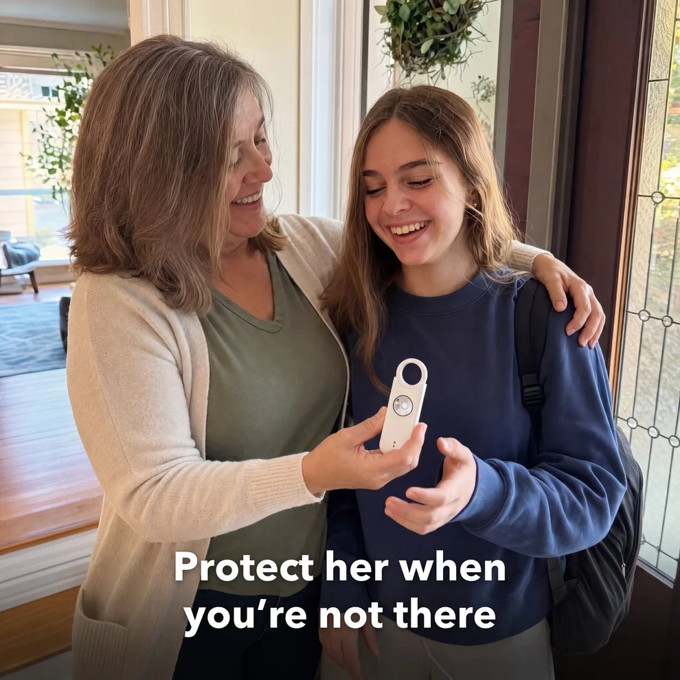TEBREN™ Personal Safety Alarm — One-Pull 130 dB Keyring Siren & Strobe