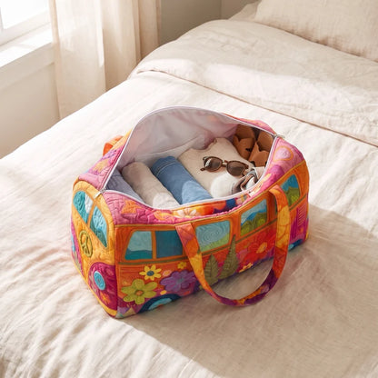The Camper Van Weekender — Soft-Quilted Travel Bag